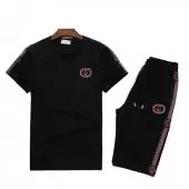 Trainingsanzug gucci promo short sleeve tracksuit  sun gg logo noir